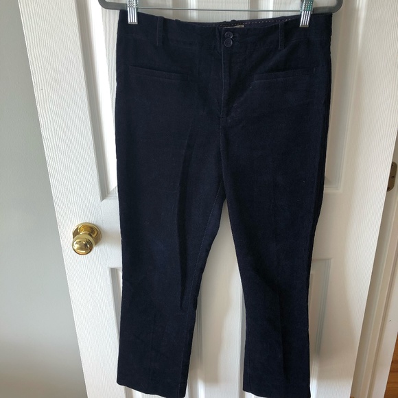 The Essential Corduroy Cropped Flare Trousers by Anthropologie sz 8 - Picture 4 of 11